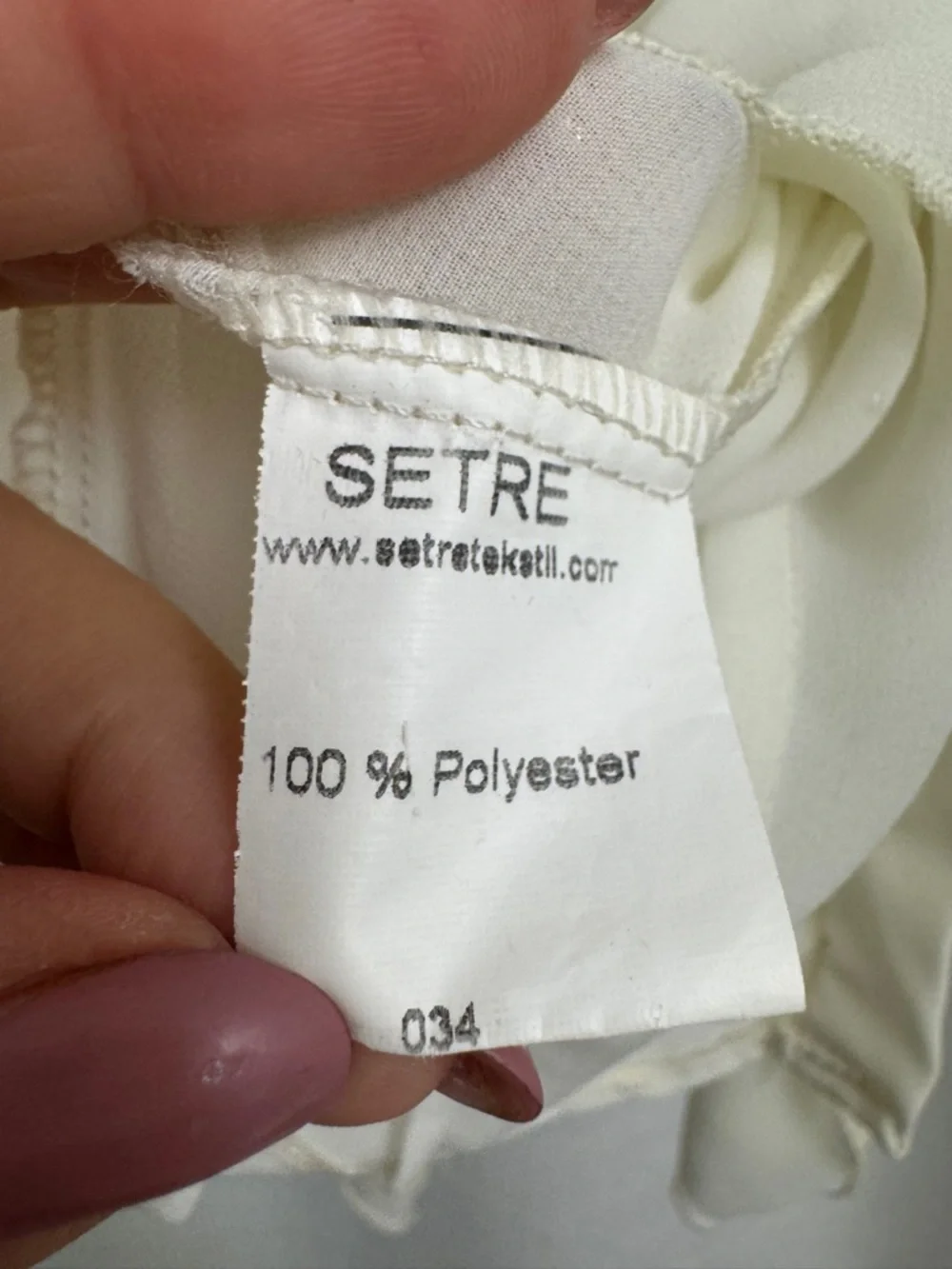 Setre Collection Ruffle Blouse – Size Small - Picture 5 of 6